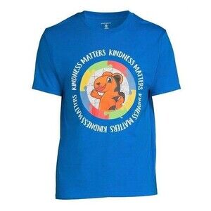 Autism speaks Small royal blue Men's Dance Autism Awareness Graphic Tee T-shirt